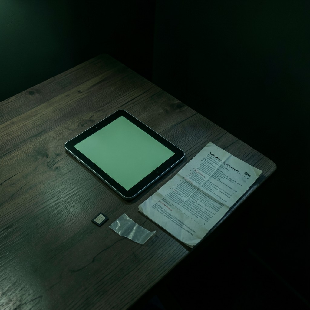 A monitor glowing in a dark room with a Solana guide open on screen